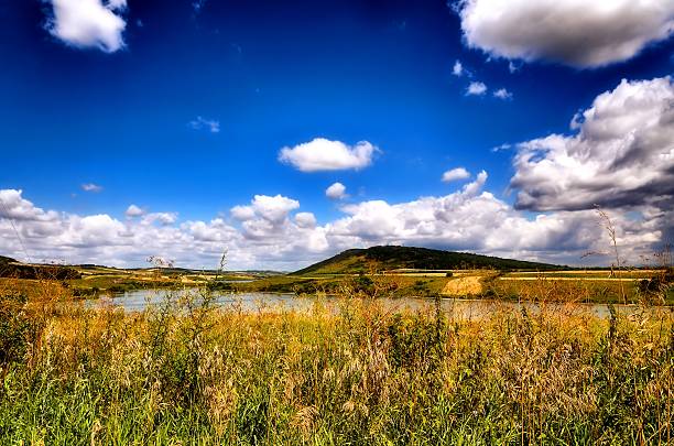 Tone mapped HDR image of a beautiful and colorful summer landscape.