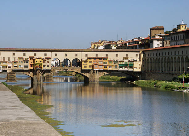 florence ponte velha - italy florence italy bridge tuscany imagens e fotografias de stock