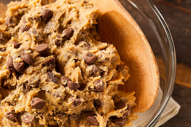 istock Homemade Chocolate Chip Cookie Dough 451637291