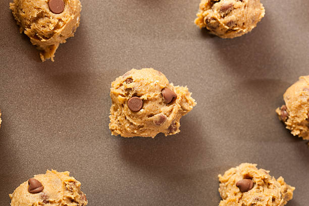 istock Homemade Chocolate Chip Cookie Dough 451637389
