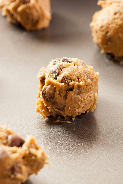 istock Homemade Chocolate Chip Cookie Dough 451638811