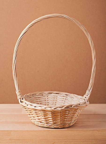 Empty basket stock photo