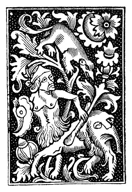 istock Antique illustration of fable book ornaments 451646813