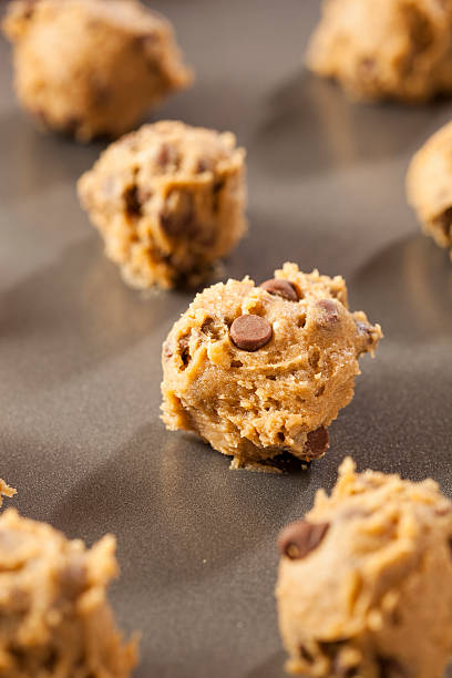 istock Homemade Chocolate Chip Cookie Dough 451647787