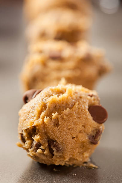 istock Homemade Chocolate Chip Cookie Dough 451647813