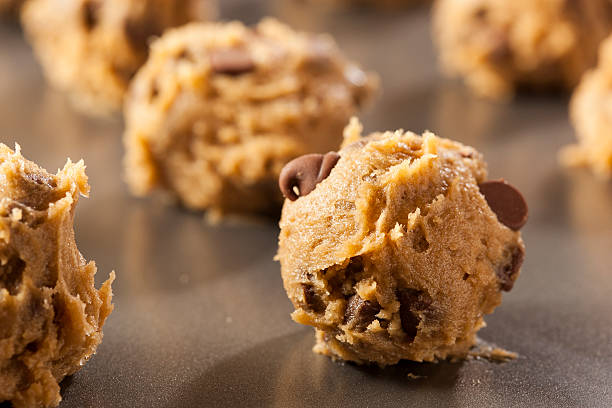istock Homemade Chocolate Chip Cookie Dough 451648063