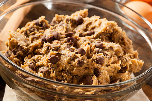 istock Homemade Chocolate Chip Cookie Dough 451652611