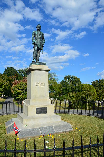 stonewall jackson statue - stonewall jackson zdjęcia i obrazy z banku zdjęć