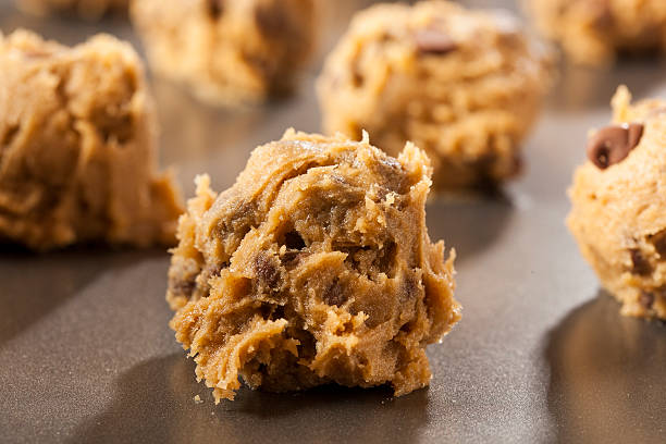 istock Homemade Chocolate Chip Cookie Dough 451653153
