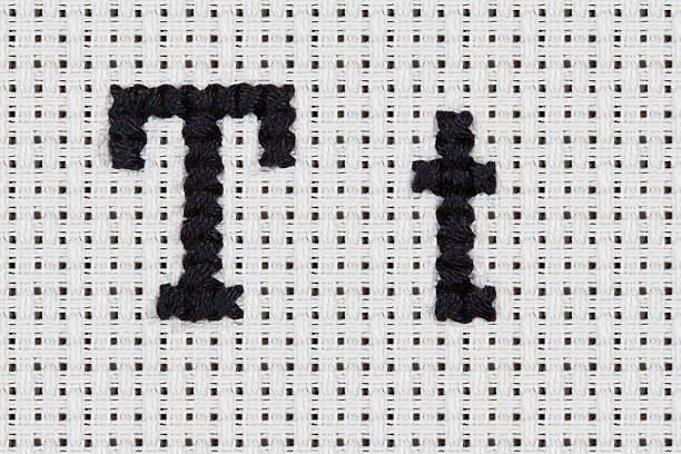 istock Cross-stitch - Alphabet and Icons: Tt 451653855