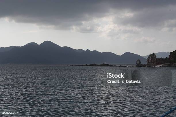 Storm Brewing While Sailing Stock Photo - Download Image Now - Bizarre, Gray Color, Horizontal
