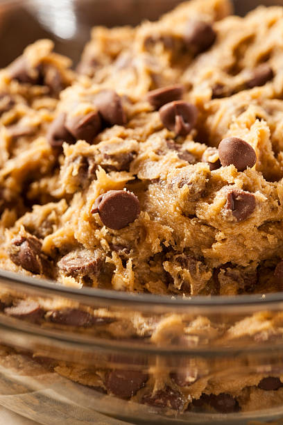 istock Homemade Chocolate Chip Cookie Dough 451657663