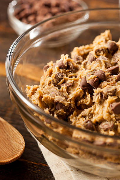 istock Homemade Chocolate Chip Cookie Dough 451657687