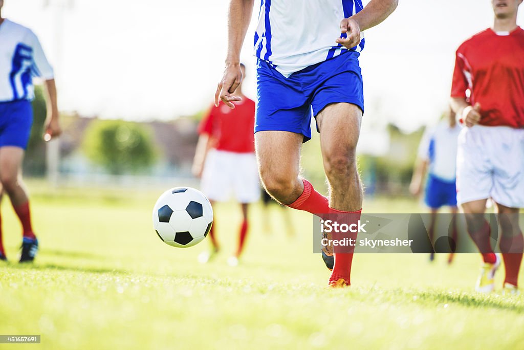 Fußball match. - Lizenzfrei Fußball Stock-Foto