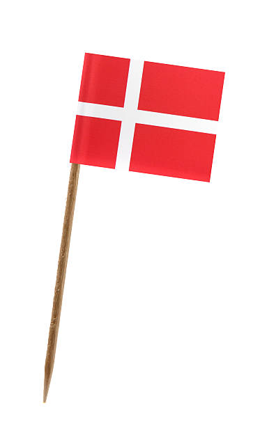 Flag of Denmark stock photo