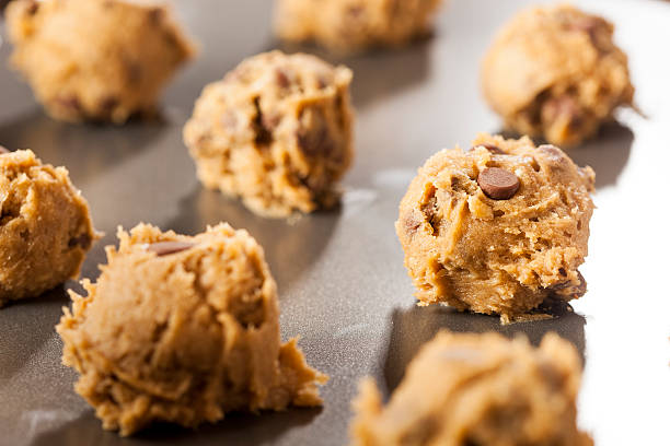 istock Homemade Chocolate Chip Cookie Dough 451659427