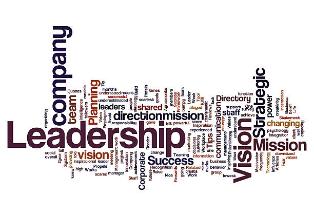istock Leadership vision mission strategy concept background 451659723