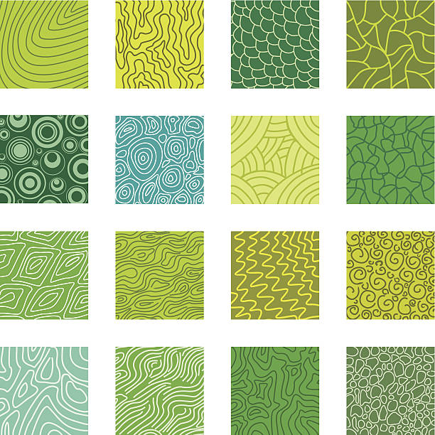 naturalne textures - natural pattern stock illustrations