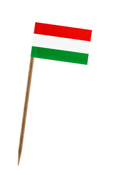 Flag of Hungary stock photo