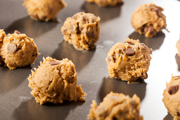 istock Homemade Chocolate Chip Cookie Dough 451666589