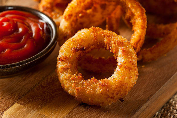 istock Homemade Crunchy Fried Onion Rings 451670829