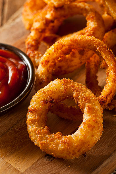 istock Homemade Crunchy Fried Onion Rings 451670961