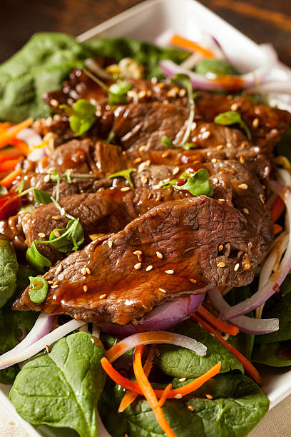 istock Asian Sliced Beef Salad 451675225