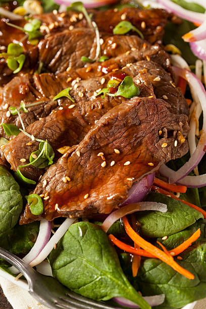 istock Asian Sliced Beef Salad 451675303