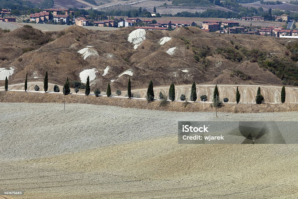 Crete Senesi-Paisaje de la Toscana - Foto de stock de Agricultura libre de derechos