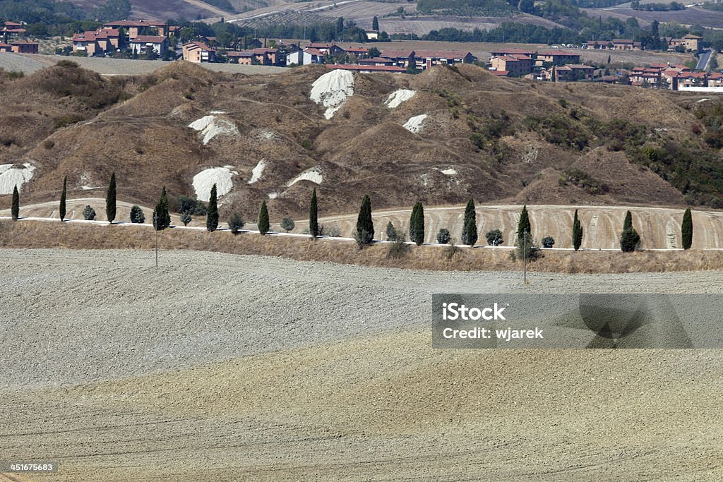 Creta Senesi-paisagem da Toscana - Foto de stock de Agricultura royalty-free