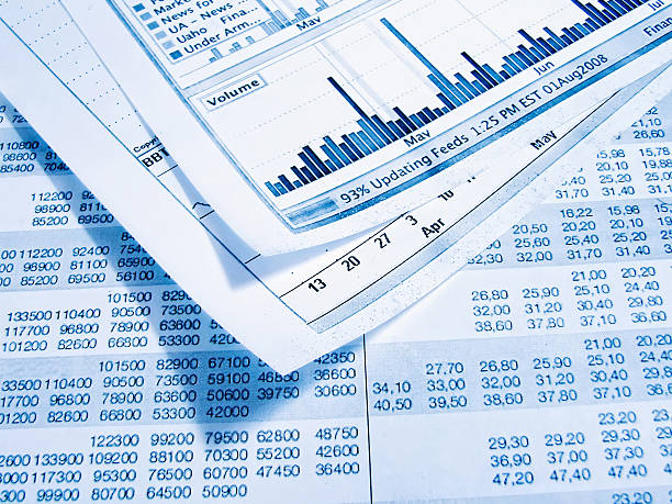 istock Showing business and financial report 451676099