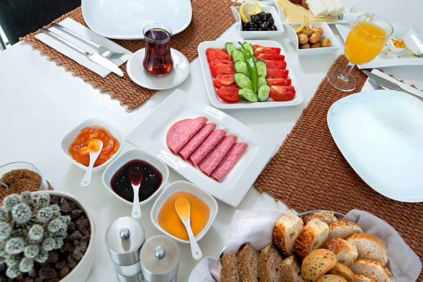 istock Rich and delicious Turkish breakfast 451678695