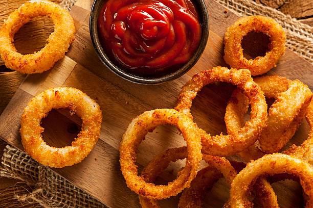 istock Homemade Crunchy Fried Onion Rings 451683021