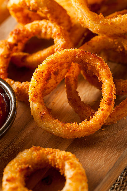 istock Homemade Crunchy Fried Onion Rings 451683267