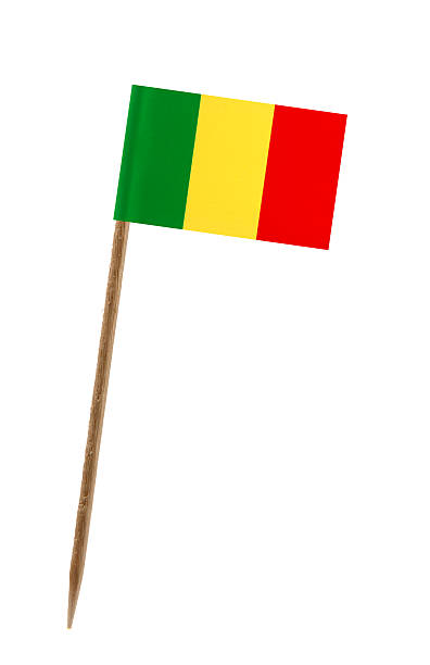 Flag of Mali stock photo
