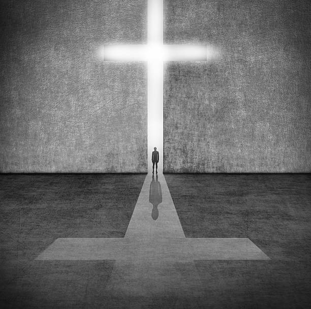 istock Faith symbol. Cross. 451685487