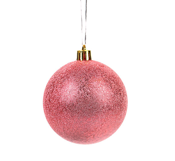 istock Pink brilliant christmas ball 451685601