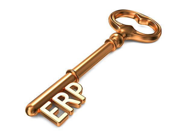 istock ERP - Golden Key. Business Concept. 451686211