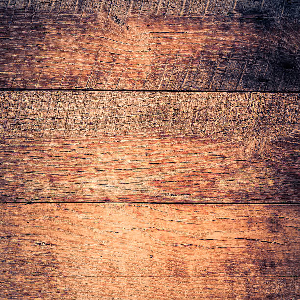 istock Old scratched wooden board 451775283