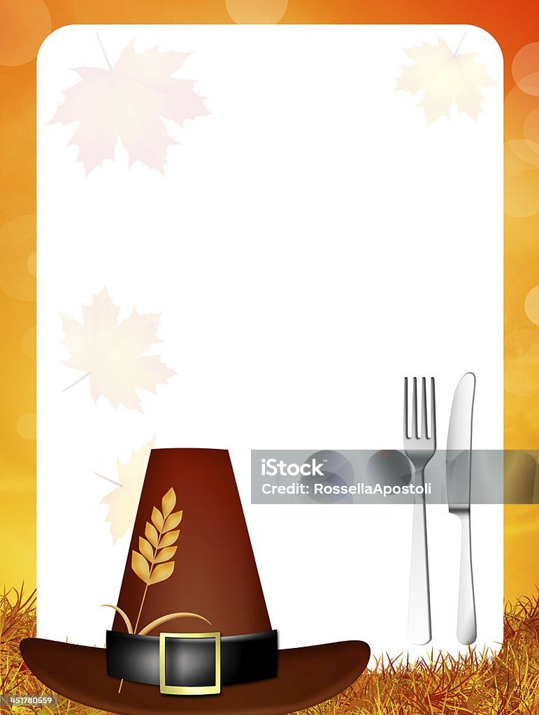 menu de Thanksgiving - Illustration de Automne libre de droits