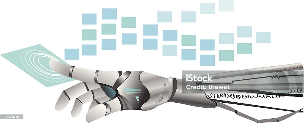 Machine Hand Design Machine Hand Stock Illustration - Download Image Now - Abstract, Aiming ...