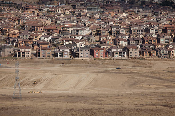 istock Homes and road graders Morrison Colorado 451797237