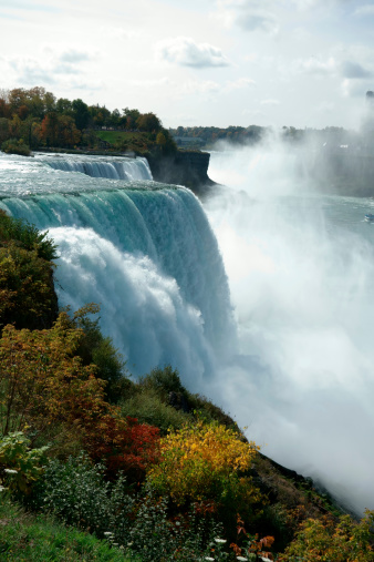 American falls in Niagara