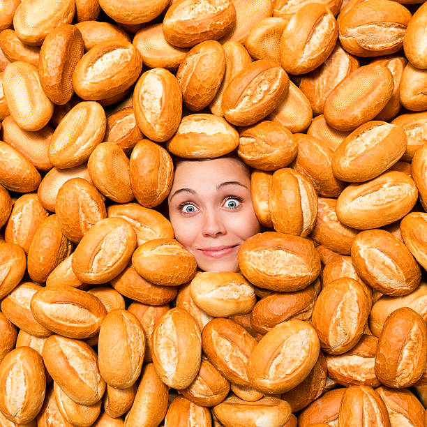 istock Surprised Woman Surrounded With Buns 451803353