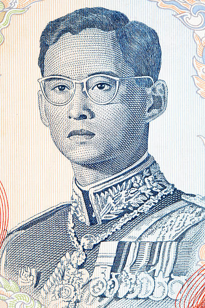 プミポン国王ラーマ 9 世の肖像画 - タイ国王のストックフォトや画像を