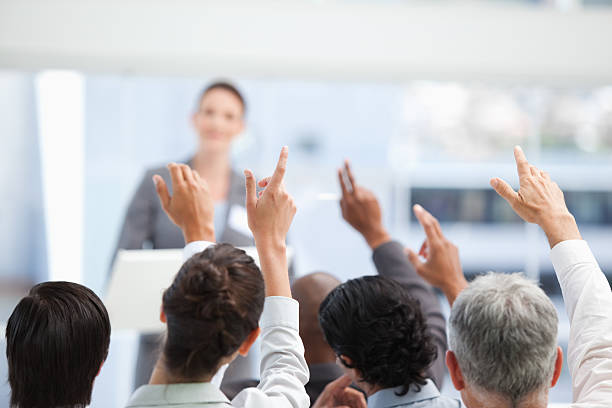 istock Business team raising their arms 451803577