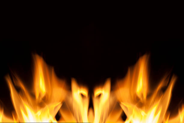 Cтоковое фото Flame, крупный план