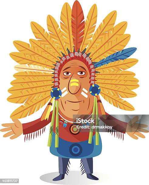 American Indian Vecteurs libres de droits et plus d'images vectorielles de Adulte - Adulte, Bonheur, Costume d'époque