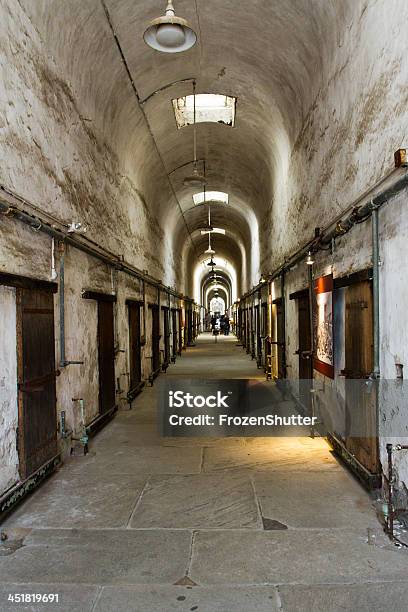 Eastern State Penitentiary Prison Hallway Stock Photo - Download Image Now - Al Capone, Architecture, Arranging