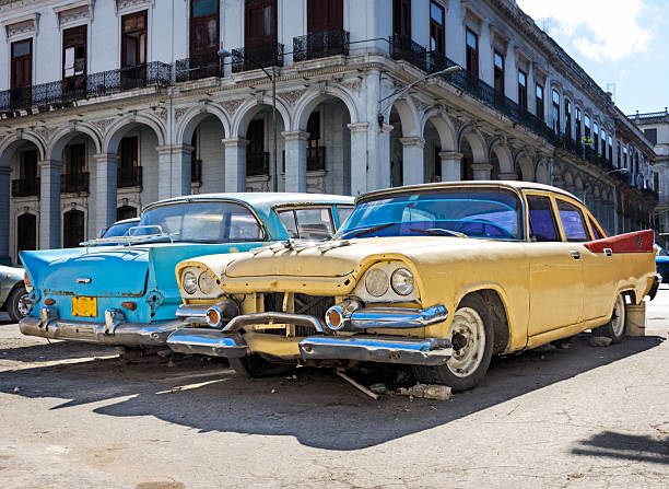 istock American cars in Cuba 451821625